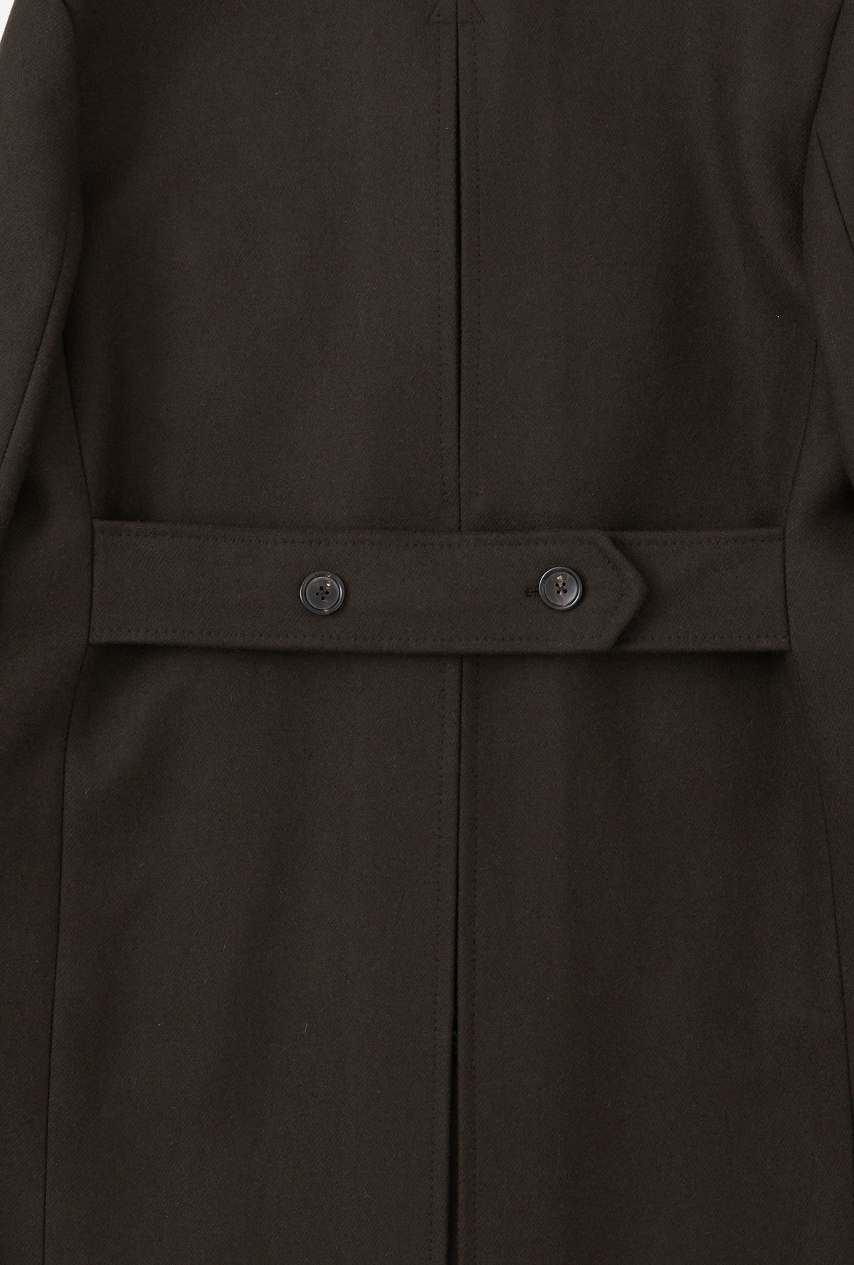 Double Breasted Martingala Coat Olive
