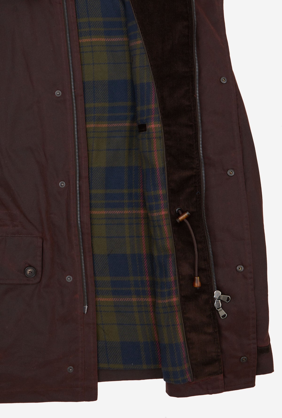 Country Coat Waxed Cotton Burgundy