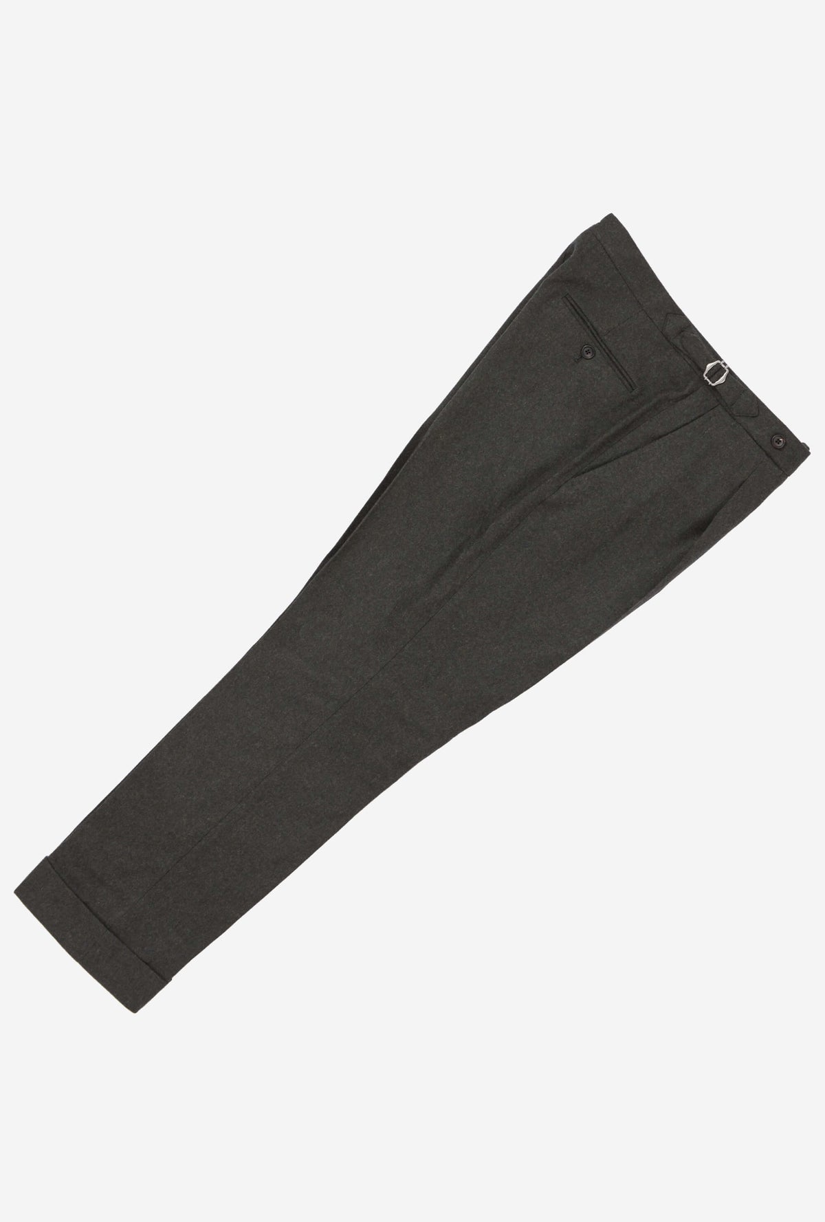 Tailored Trouser Green Flannel
