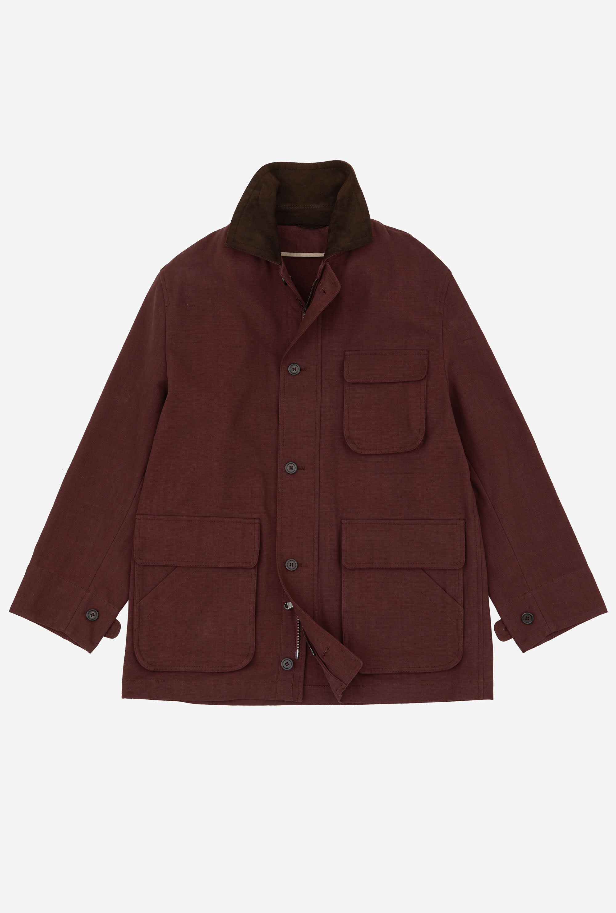 Barn Jacket Unlined Cotton Canvas Wine