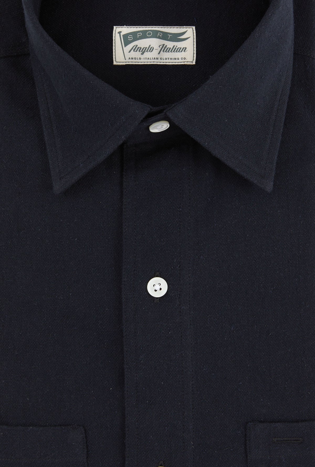 Mechanics Shirt Cotton Silk Navy