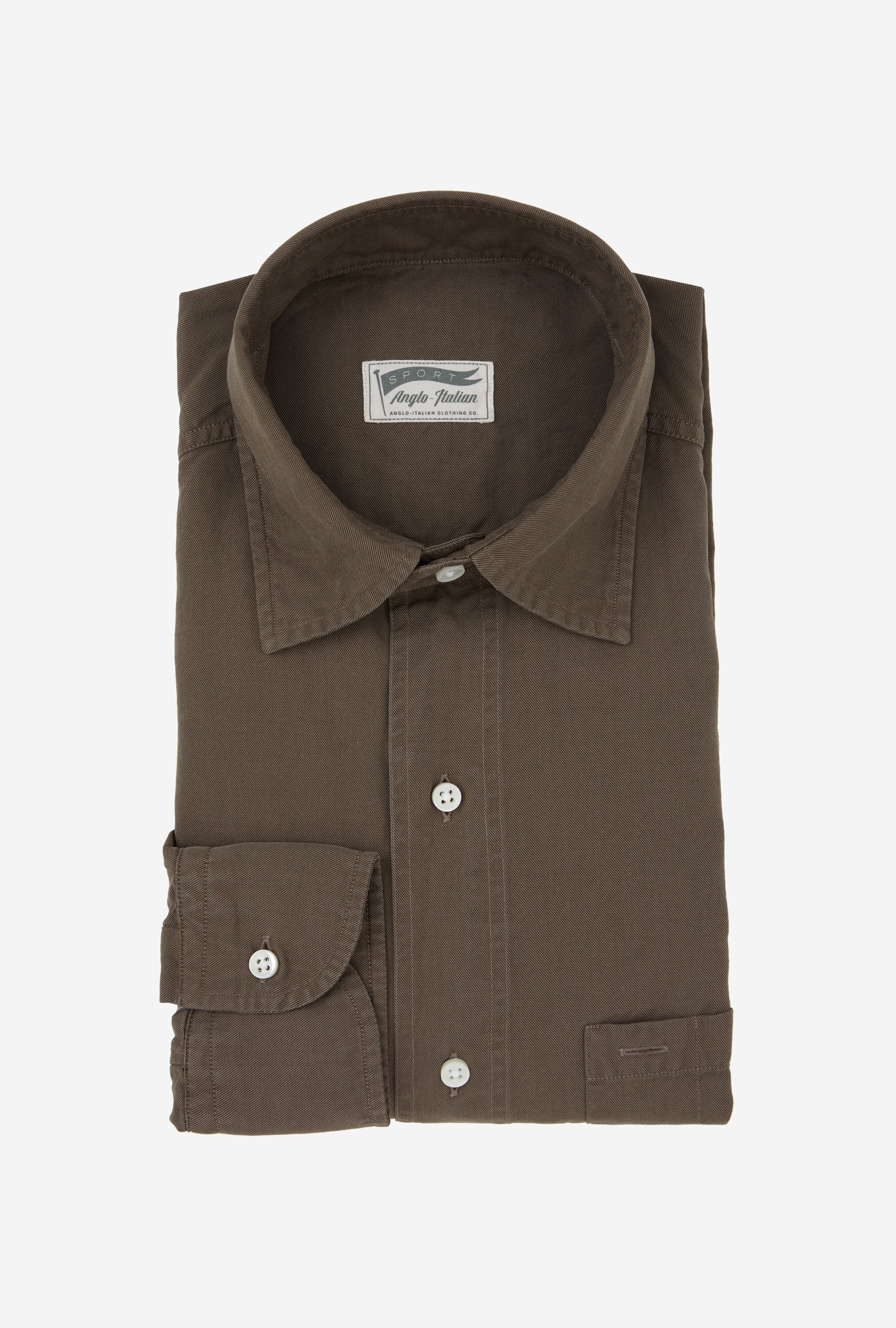 Mechanics Shirt Washed Khaki