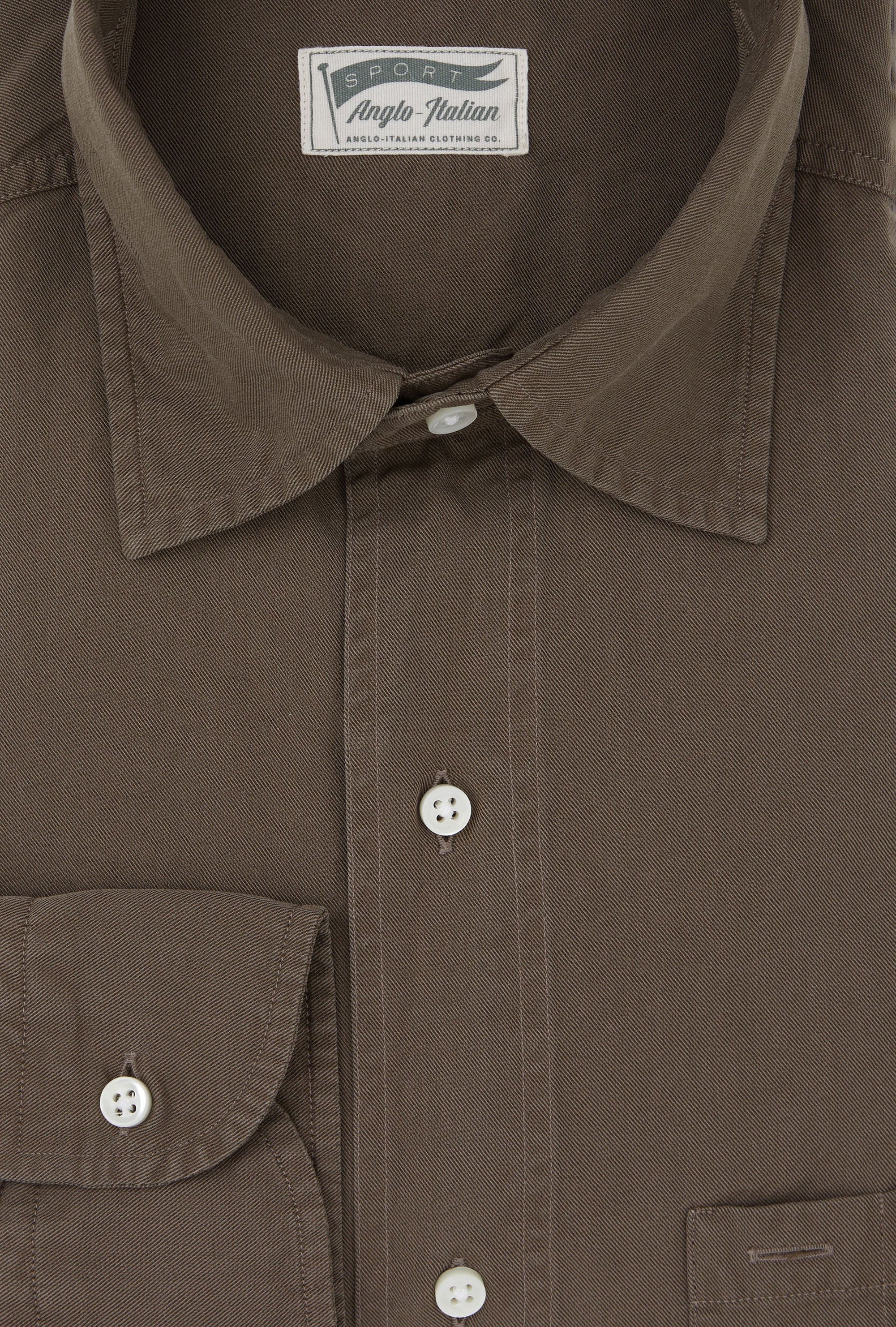 Mechanics Shirt Washed Khaki