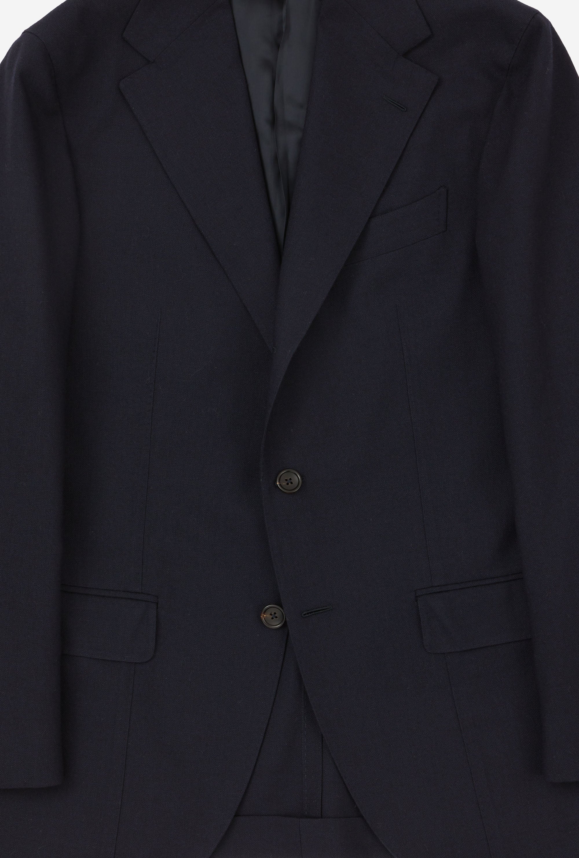 Suit Single Breasted Navy High-Twist Wool