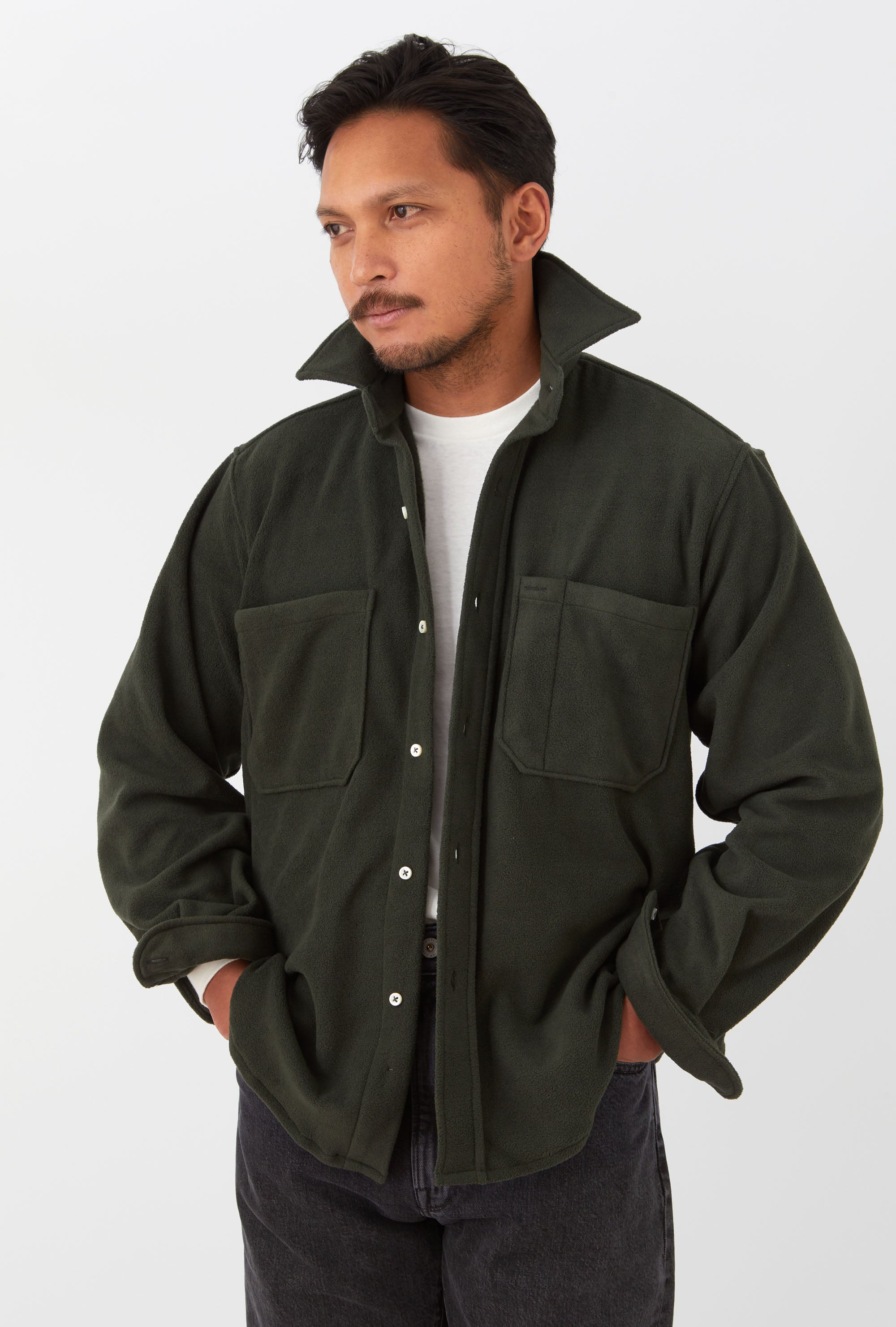 Mechanics Shirt Fleece Olive