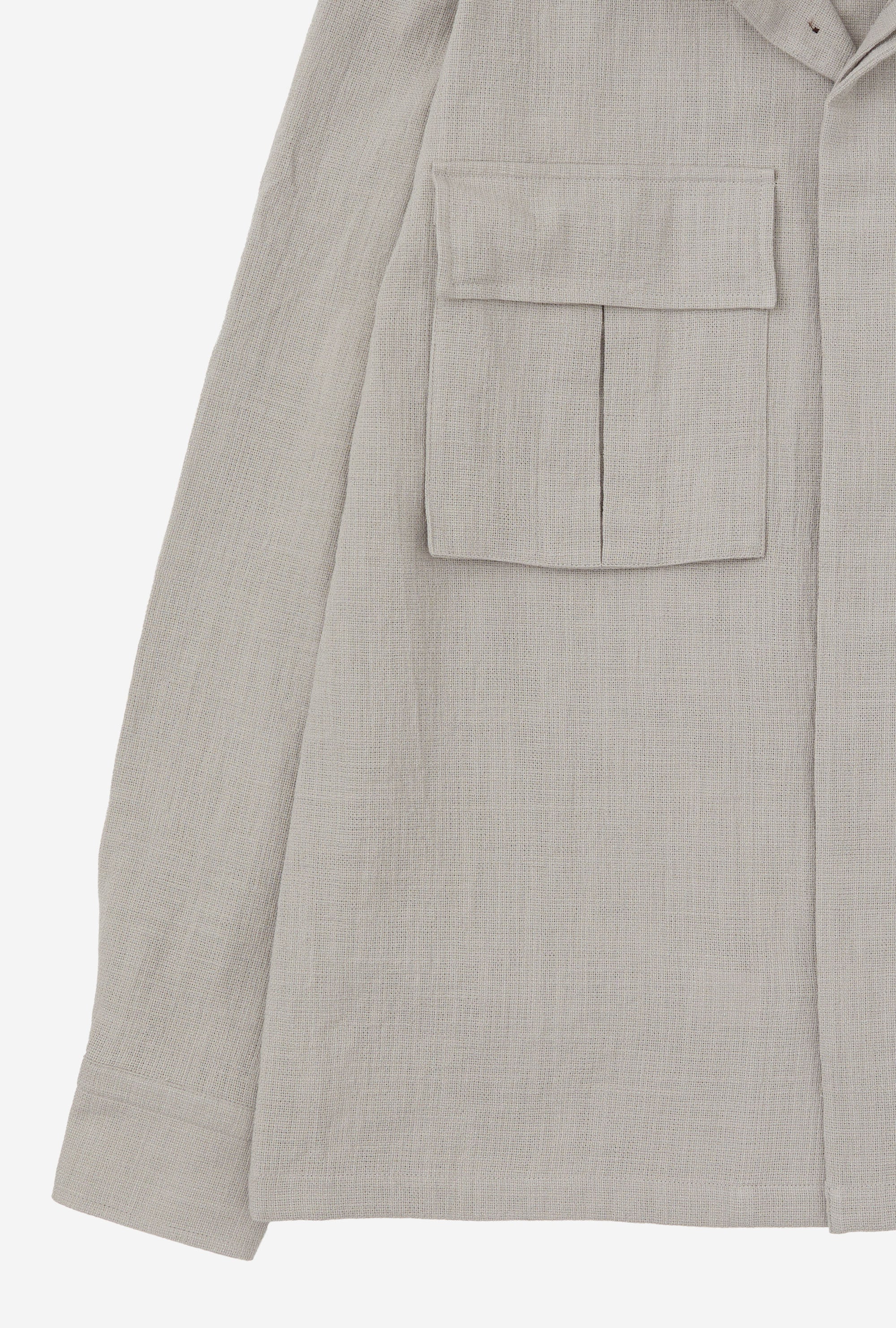 Field Overshirt Mesh Cotton Stone