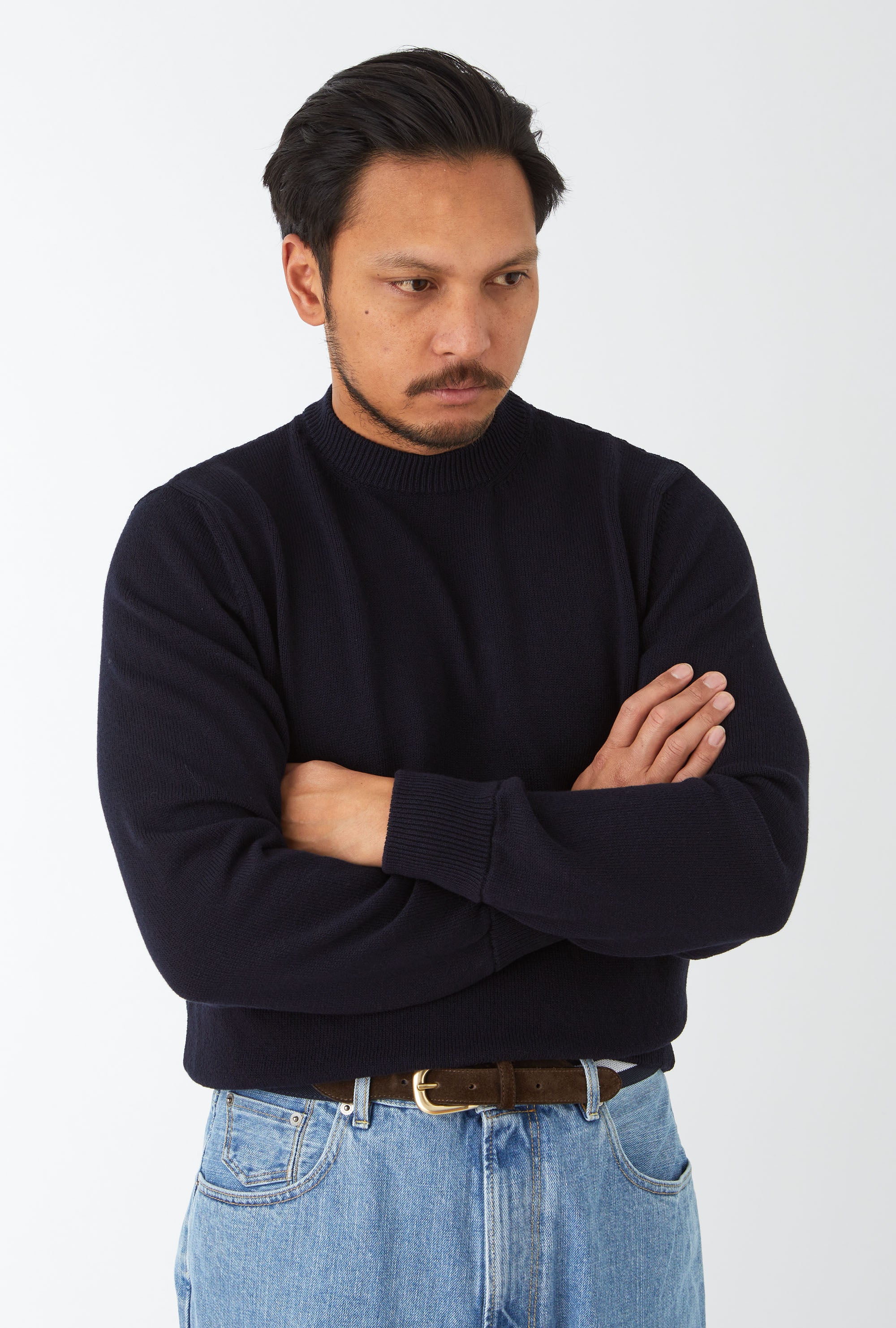 Crewneck Heavy Cotton Navy
