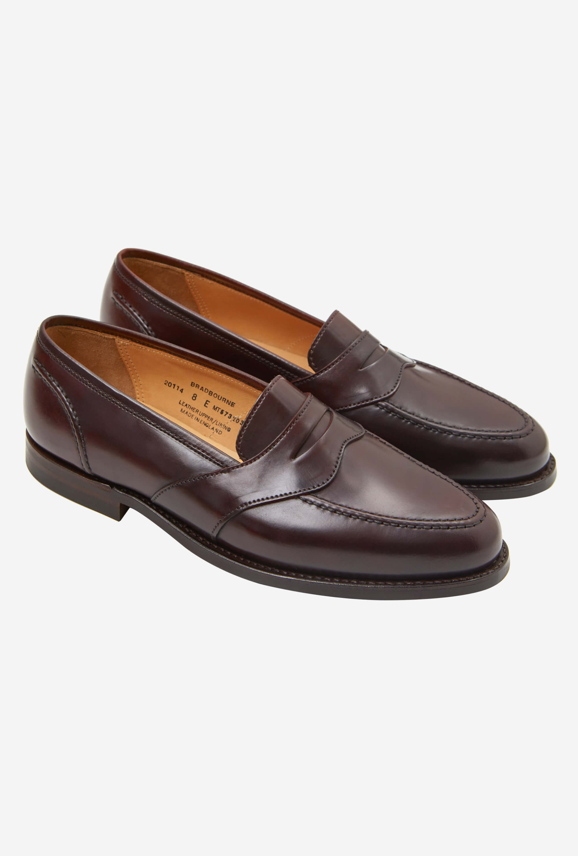 Crockett & Jones Bradbourne Loafer Burgundy Cordovan City Sole