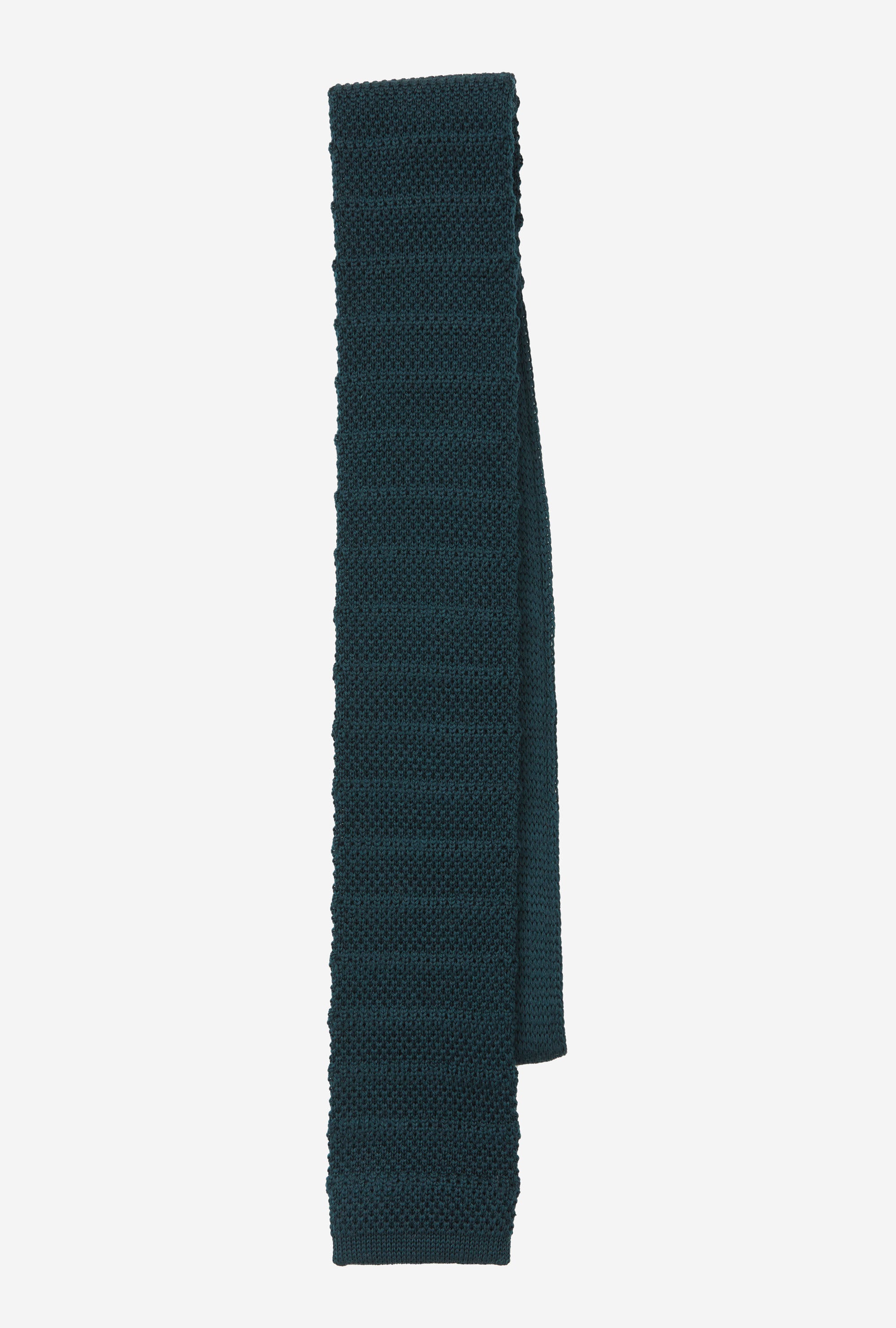Knit Tie Wool Stripe Pine