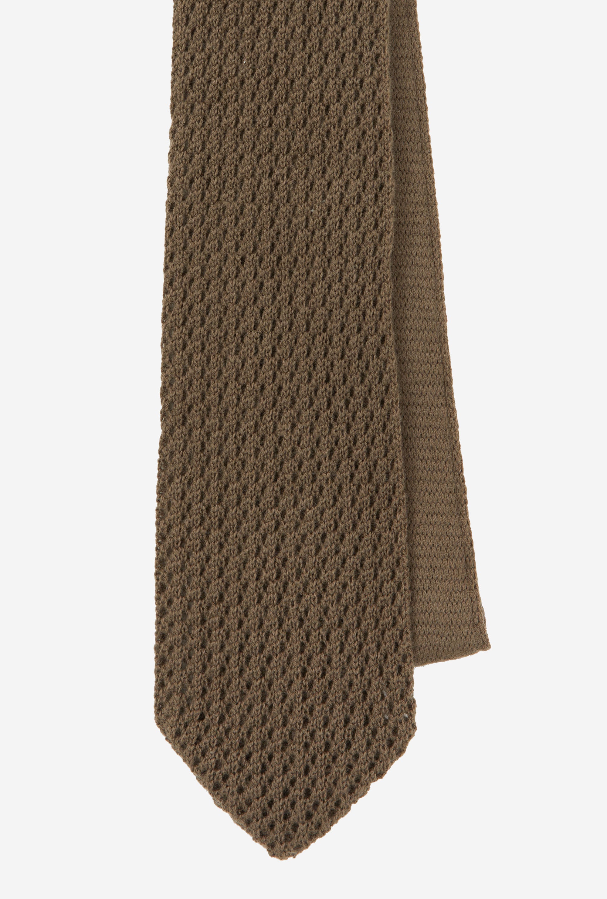 Tie Wool-Cashmere Mesh Sand