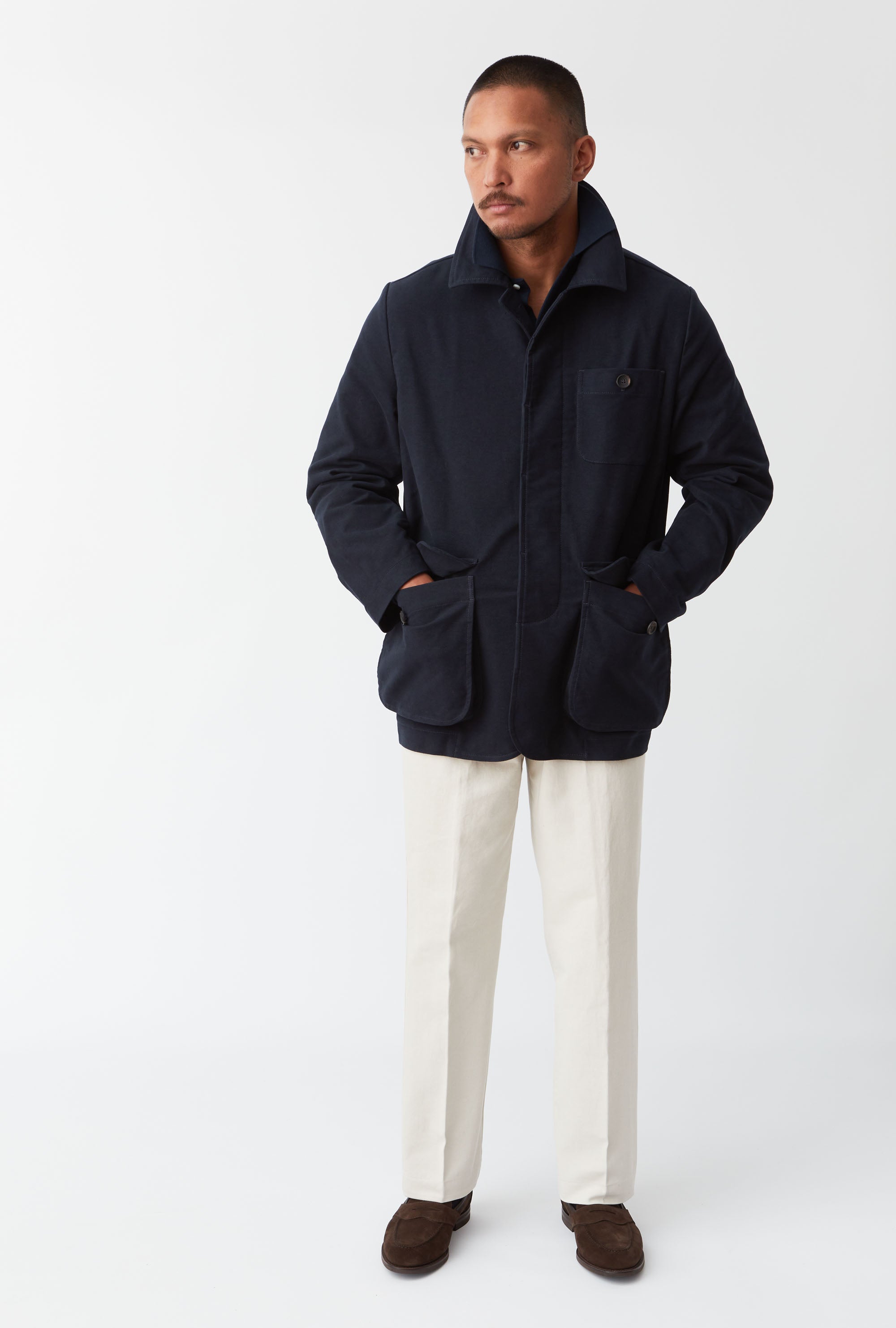 Three Pocket Chore Cotton Drill