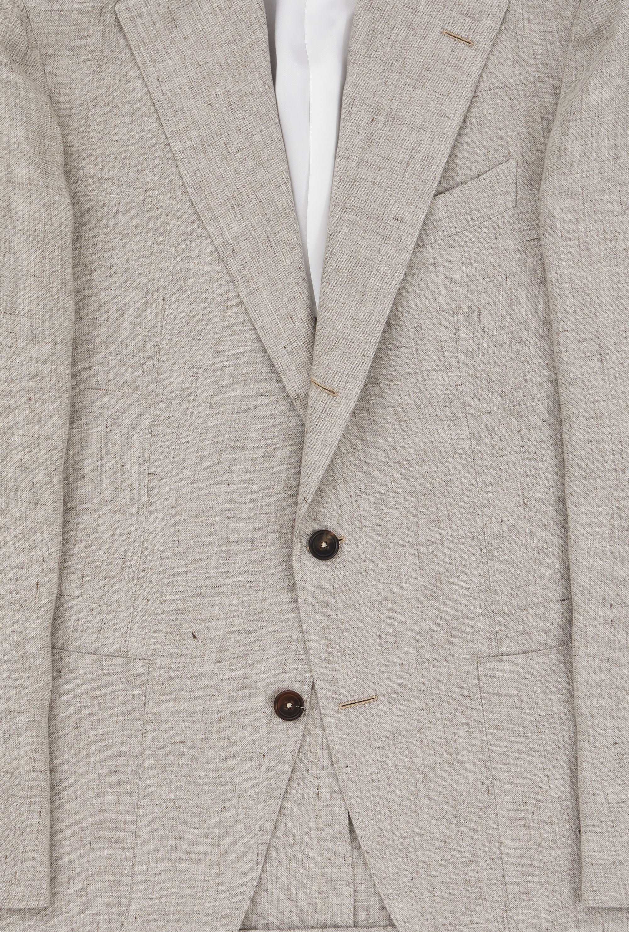 Sport Jacket Single Breasted Stone Linen