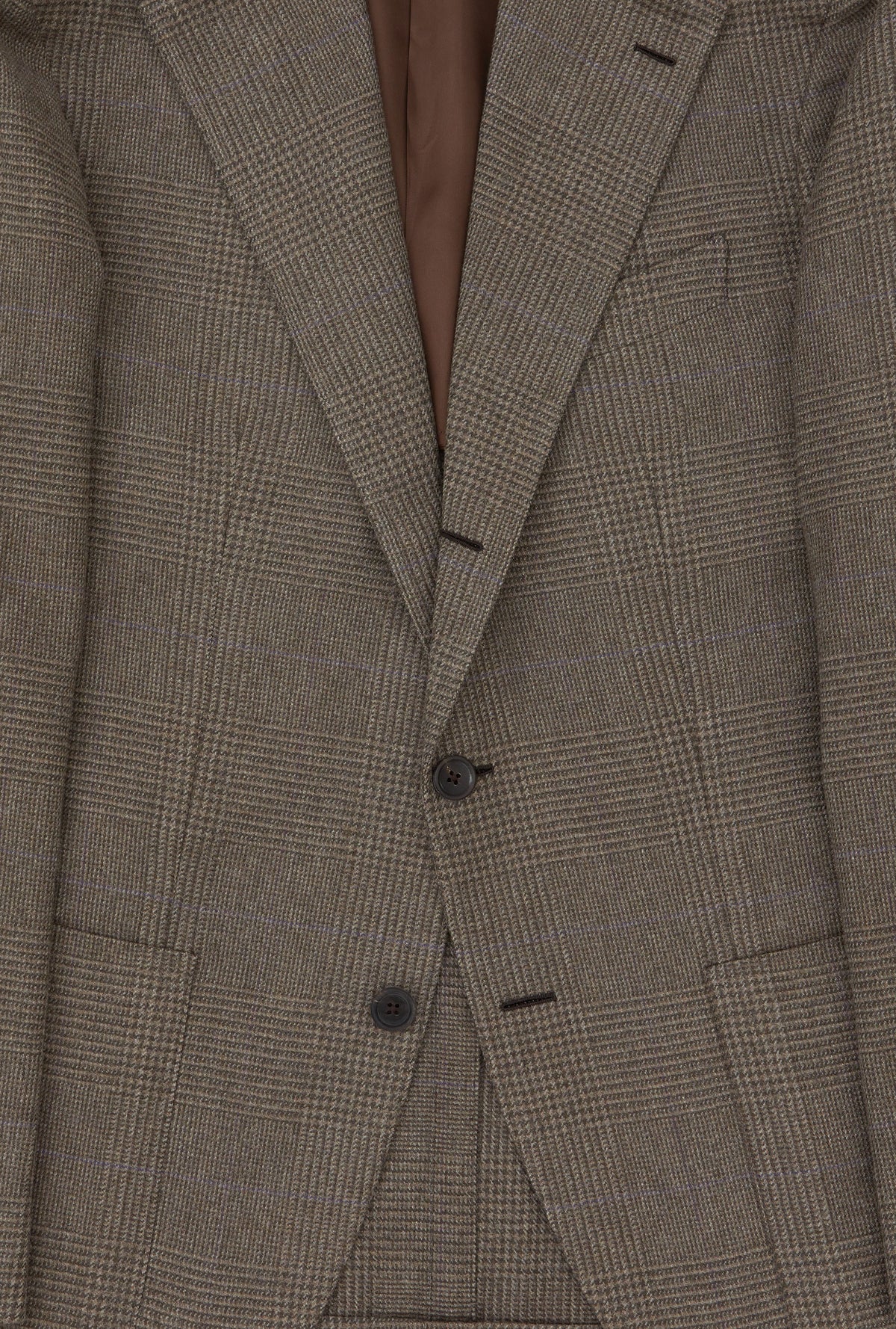 Sport Jacket Wool Olive Glen Plaid Lilac Overcheck