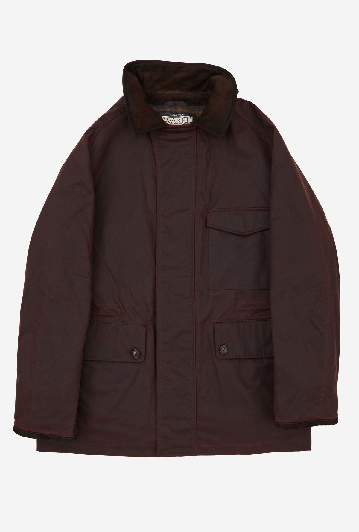 Country Coat Waxed Cotton Burgundy
