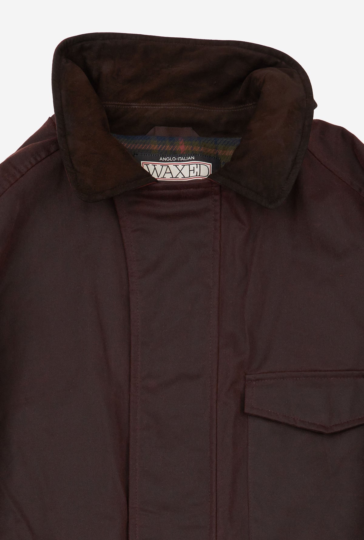 Country Coat Waxed Cotton Burgundy