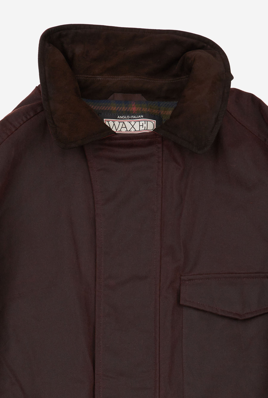 Country Coat Waxed Cotton Burgundy