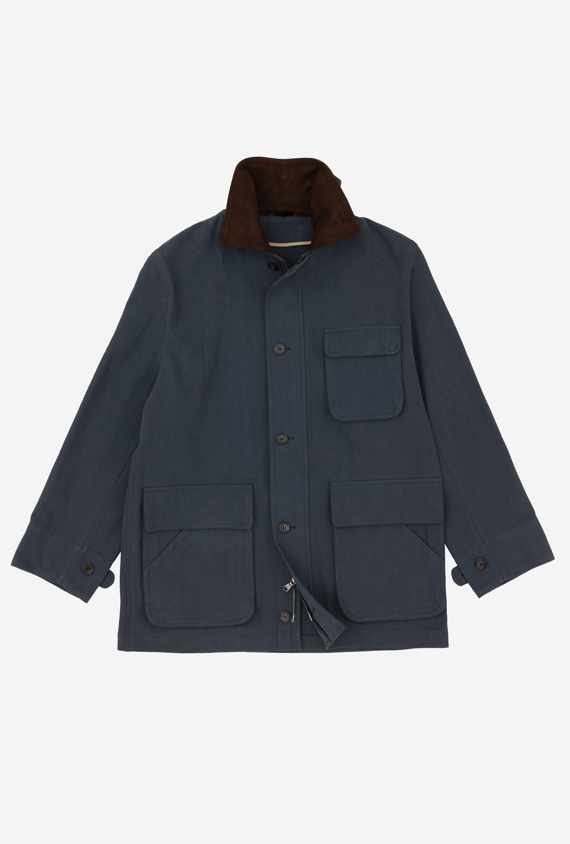 Barn Jacket Unlined Cotton Canvas Slate Blue