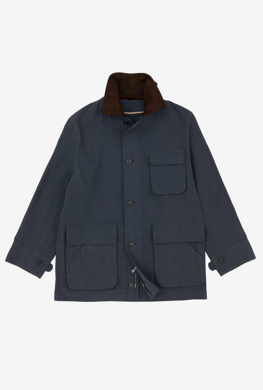 Barn Jacket Unlined Cotton Canvas Slate Blue