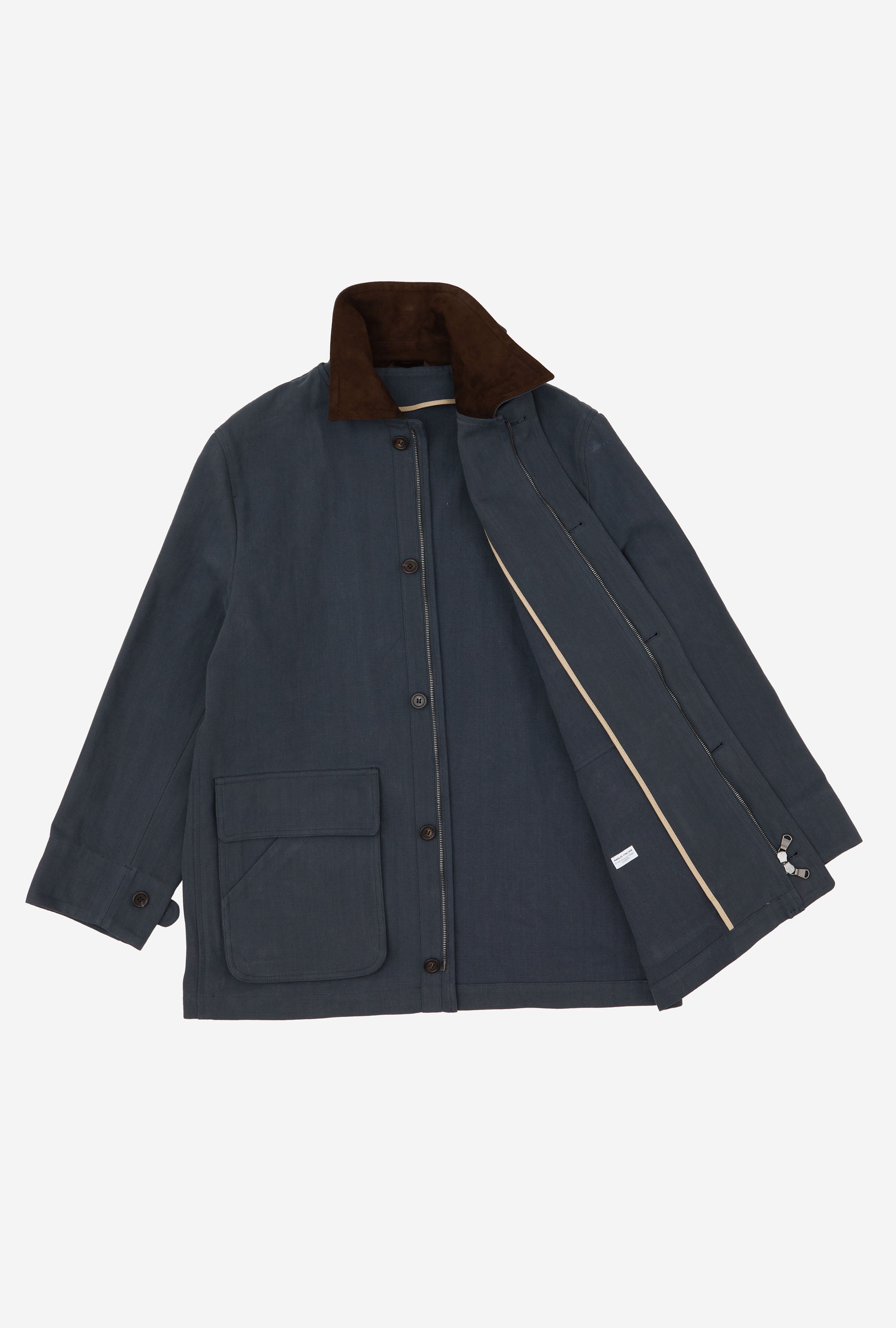 Barn Jacket Unlined Cotton Canvas Slate Blue