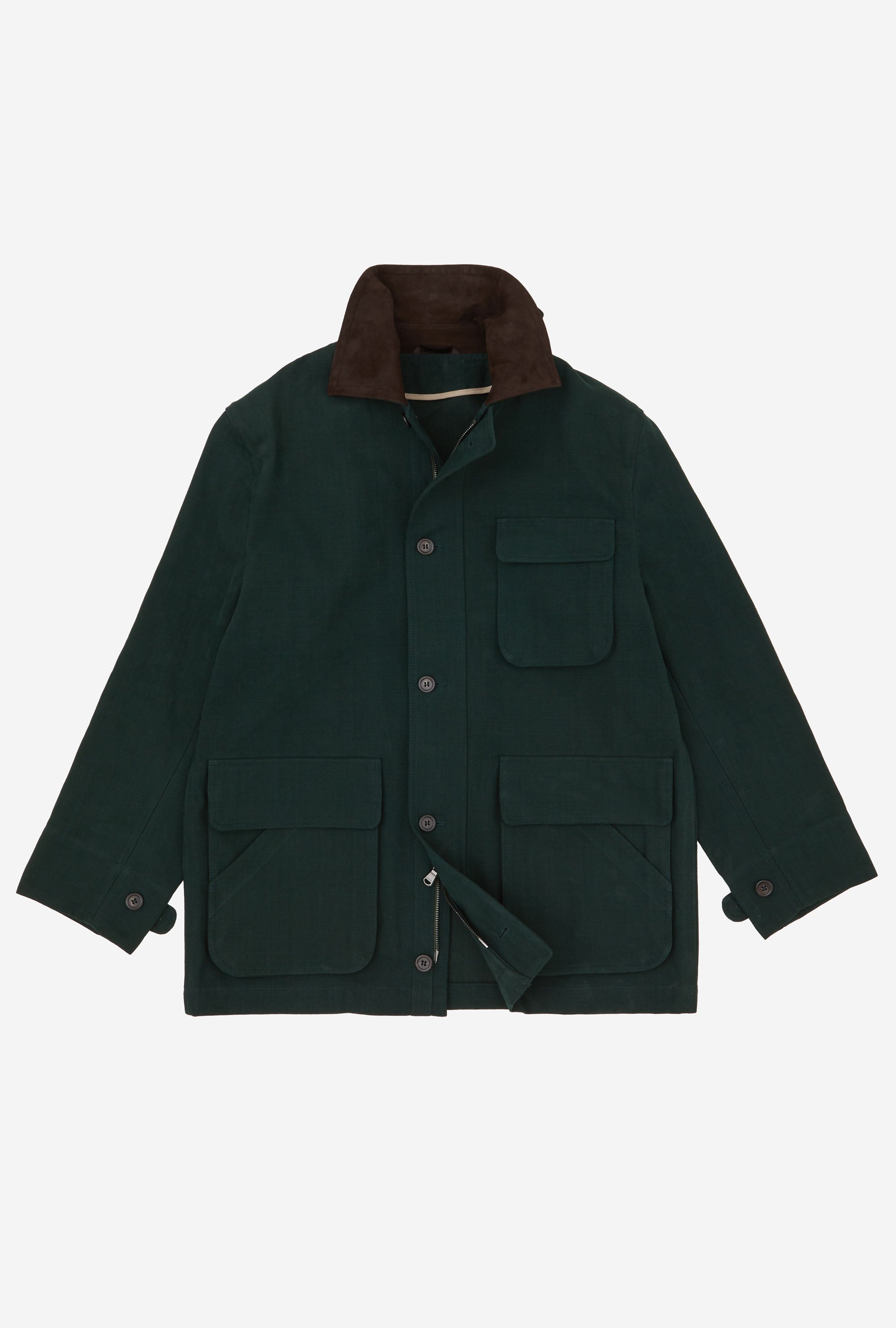 Barn Jacket Unlined Cotton Canvas Cypress Green