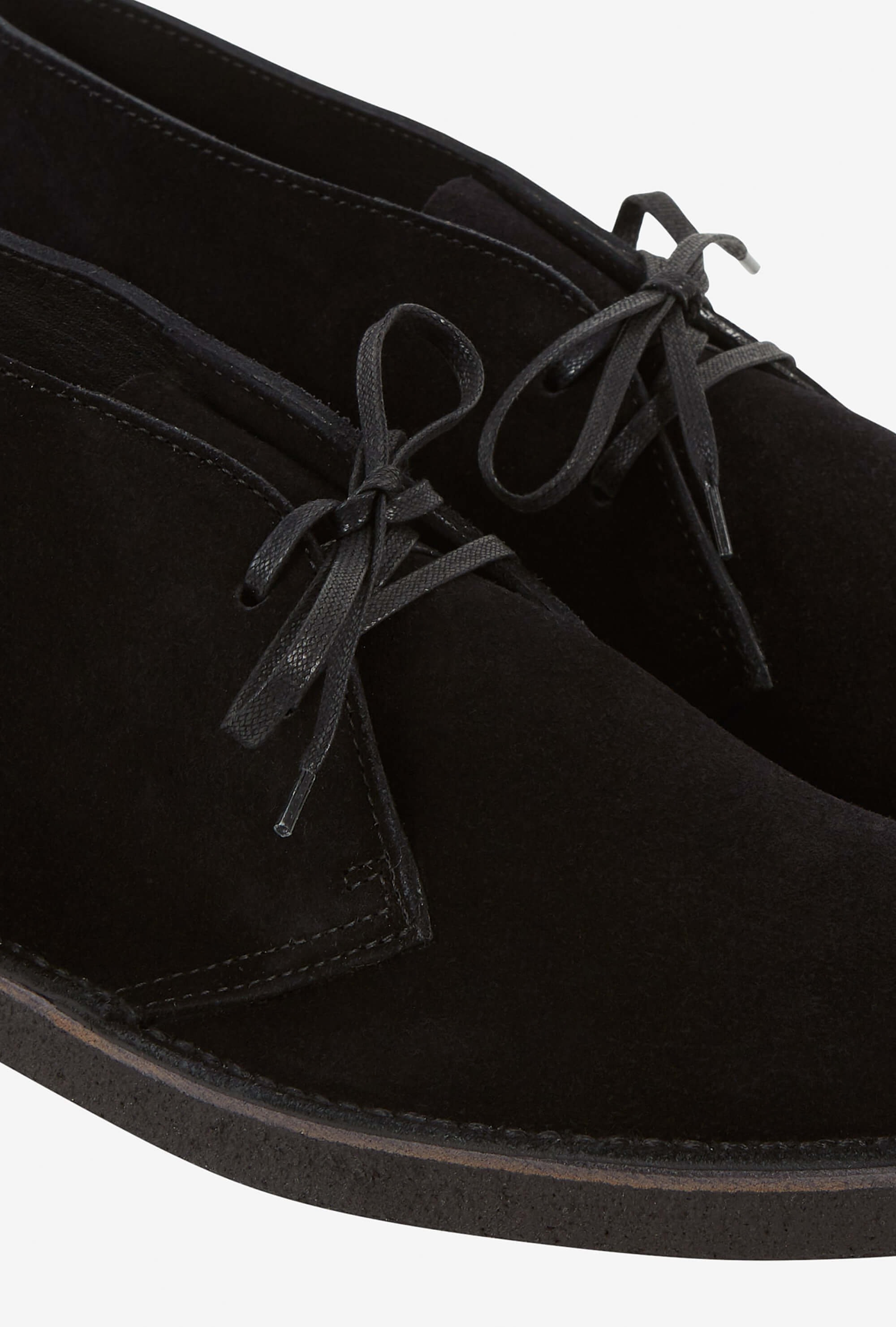 Desert Boot Crepe Sole Black Suede