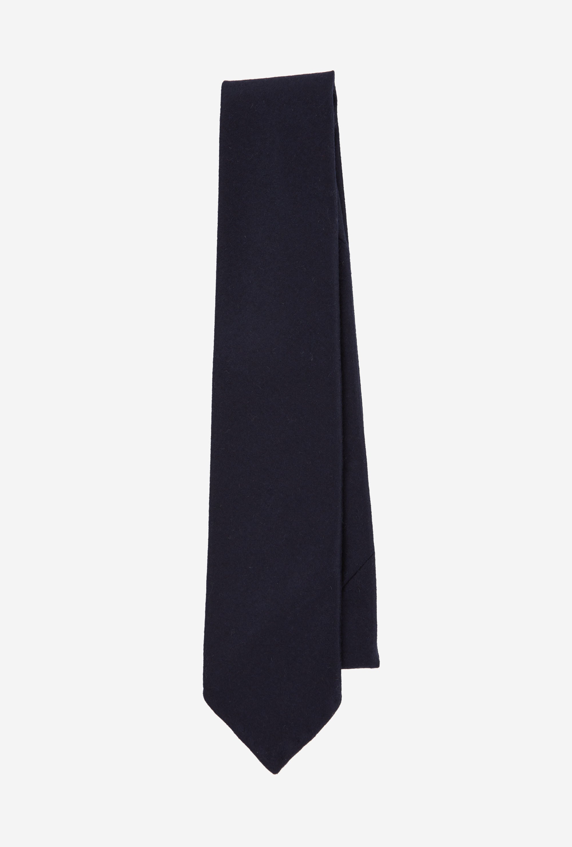 Tie Wool-Cashmere Navy