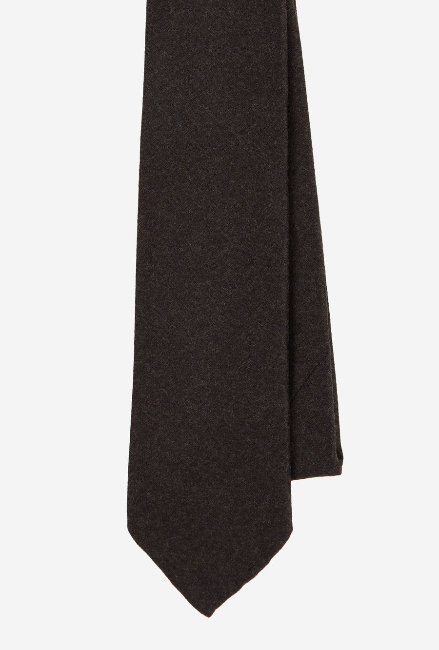 Tie Wool-Cashmere Brown