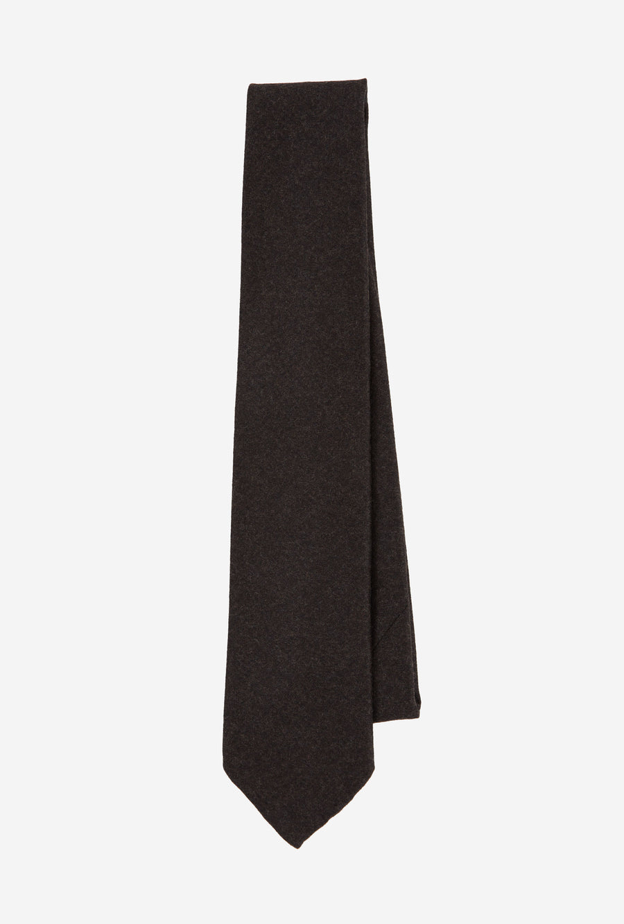Tie Wool-Cashmere Brown