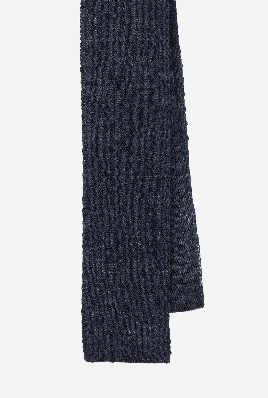 Knit Tie Linen Navy