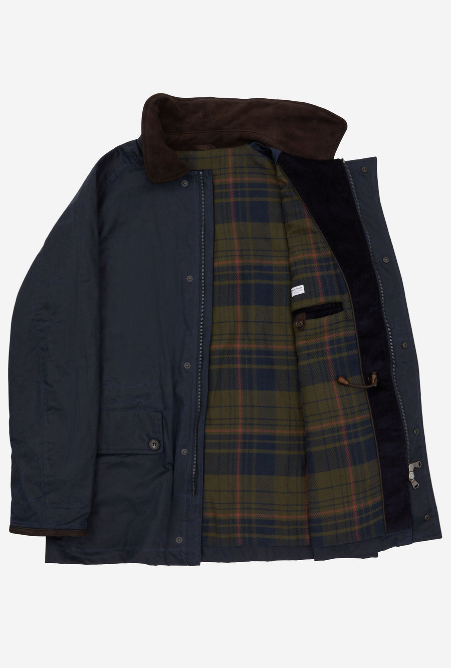 Country Coat Waxed Cotton Navy