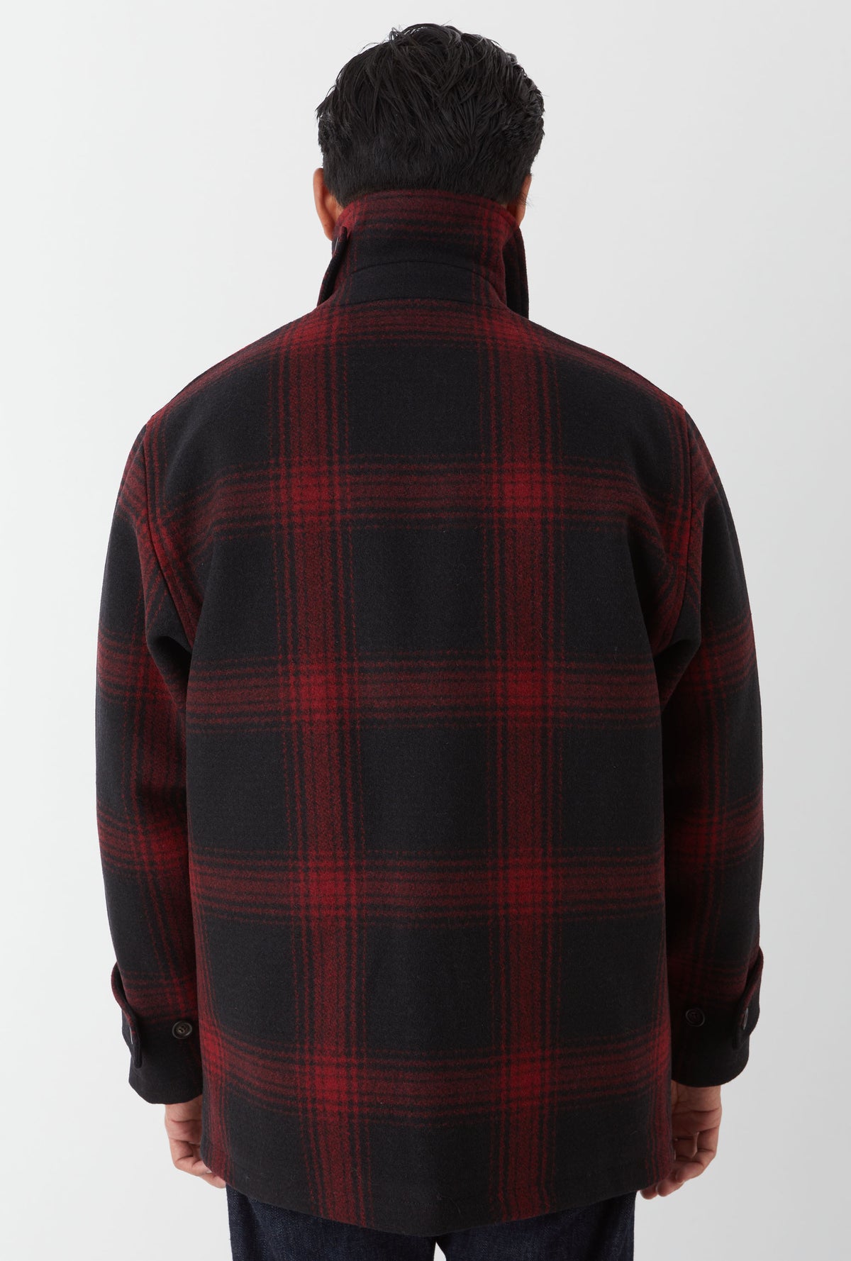 Creek Jacket Wool Red Black Buffalo Check