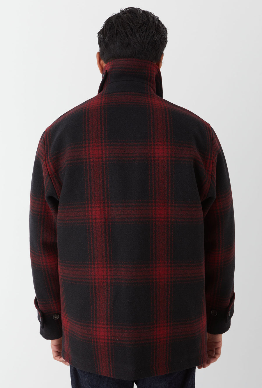 Creek Jacket Wool Red Black Buffalo Check