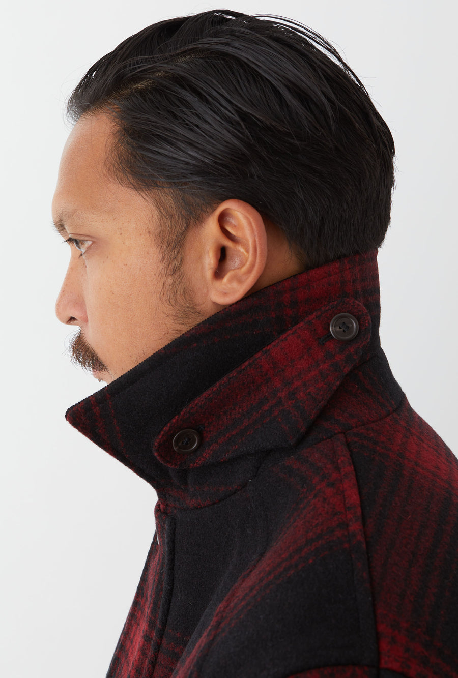 Creek Jacket Wool Red Black Buffalo Check