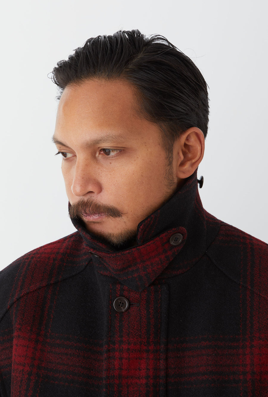 Creek Jacket Wool Red Black Buffalo Check