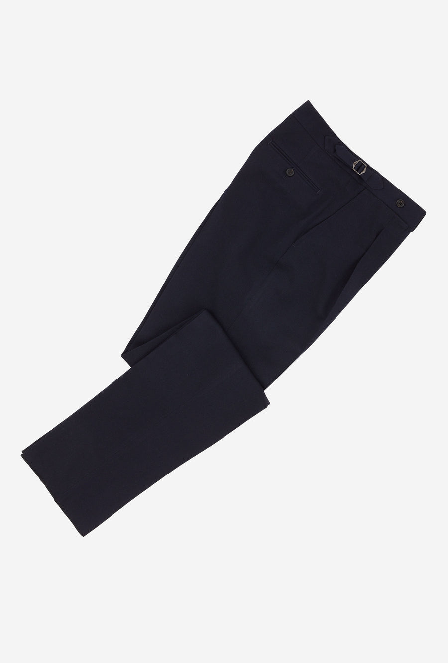 Suit Double Breasted Navy Wool Cavalry Twill