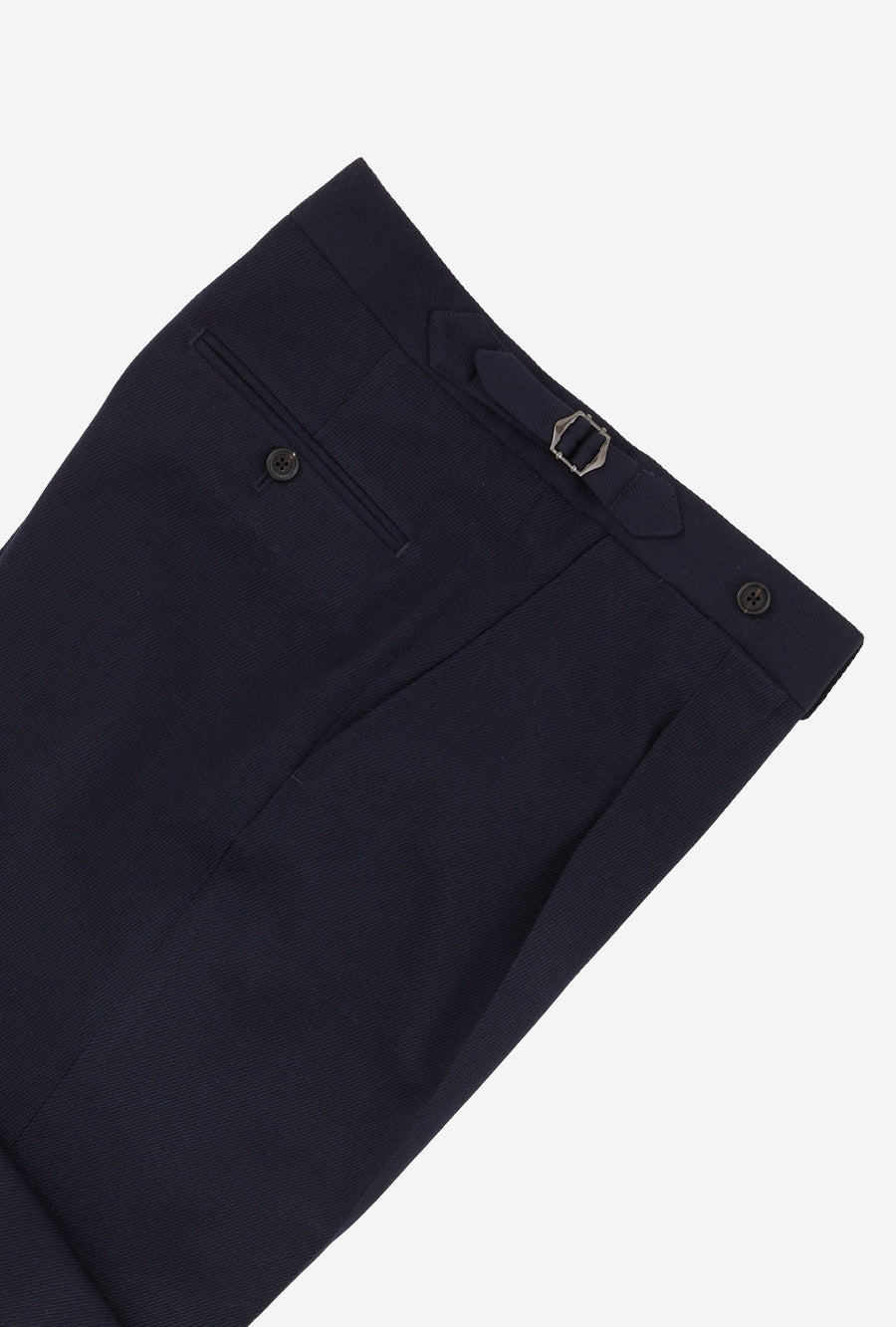 Suit Double Breasted Navy Wool Cavalry Twill