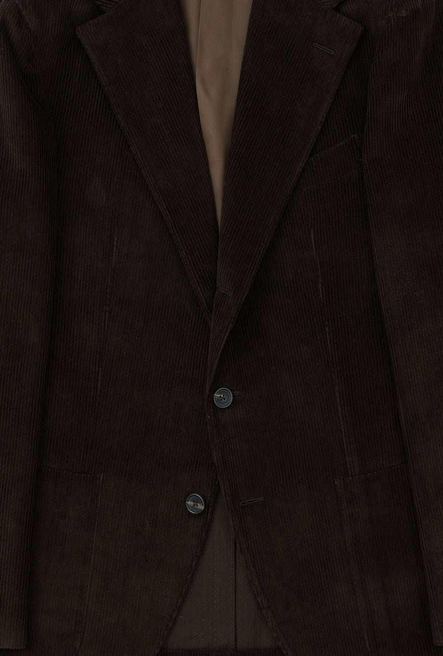 Suit Single Breasted Brown Corduroy