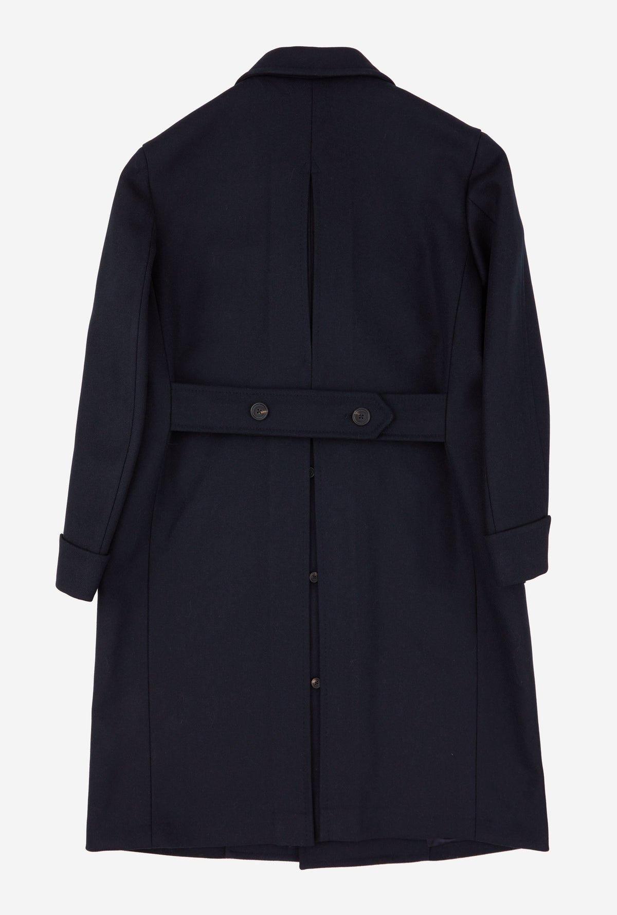 Double Breasted Martingala Coat Navy