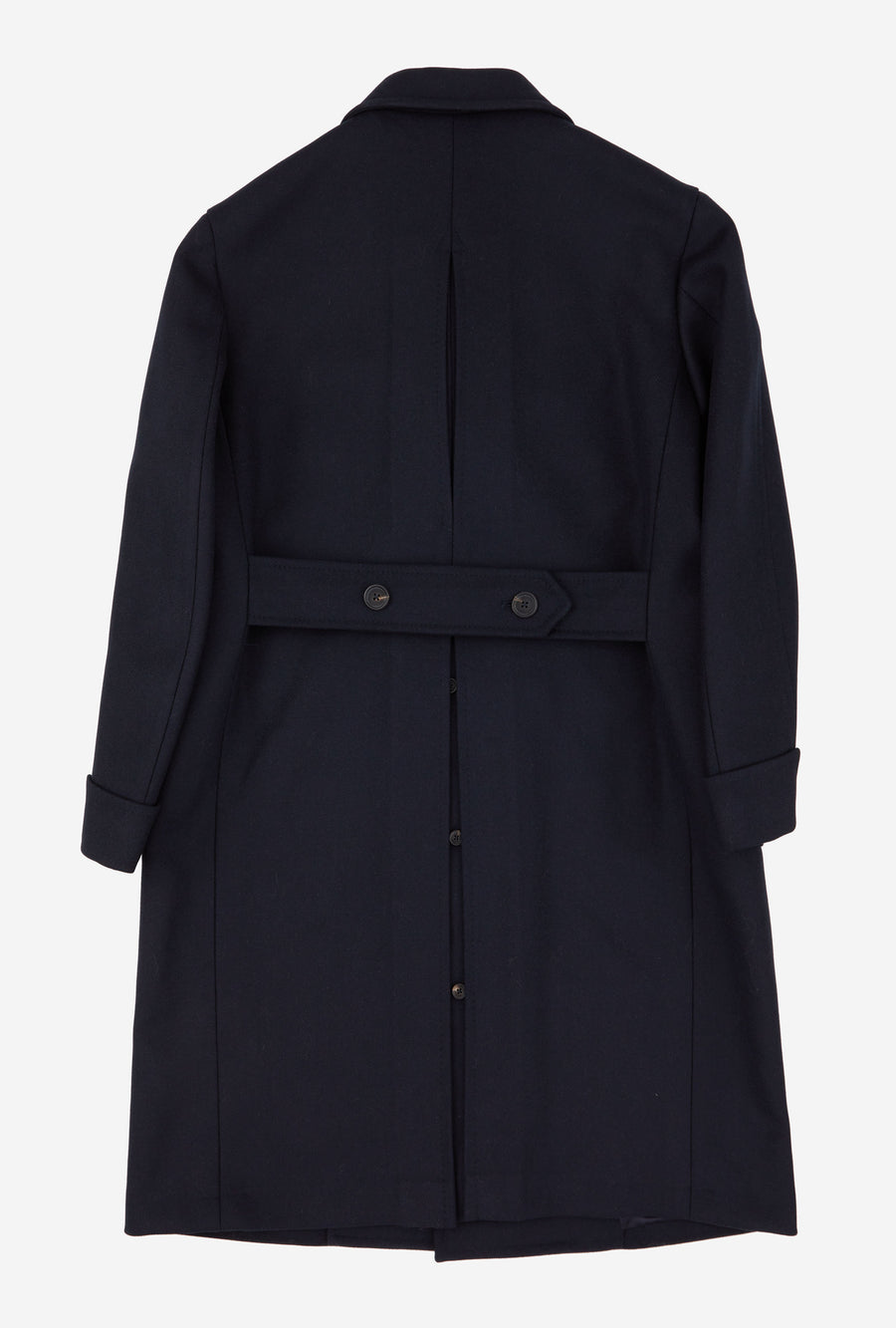 Double Breasted Martingala Coat Navy