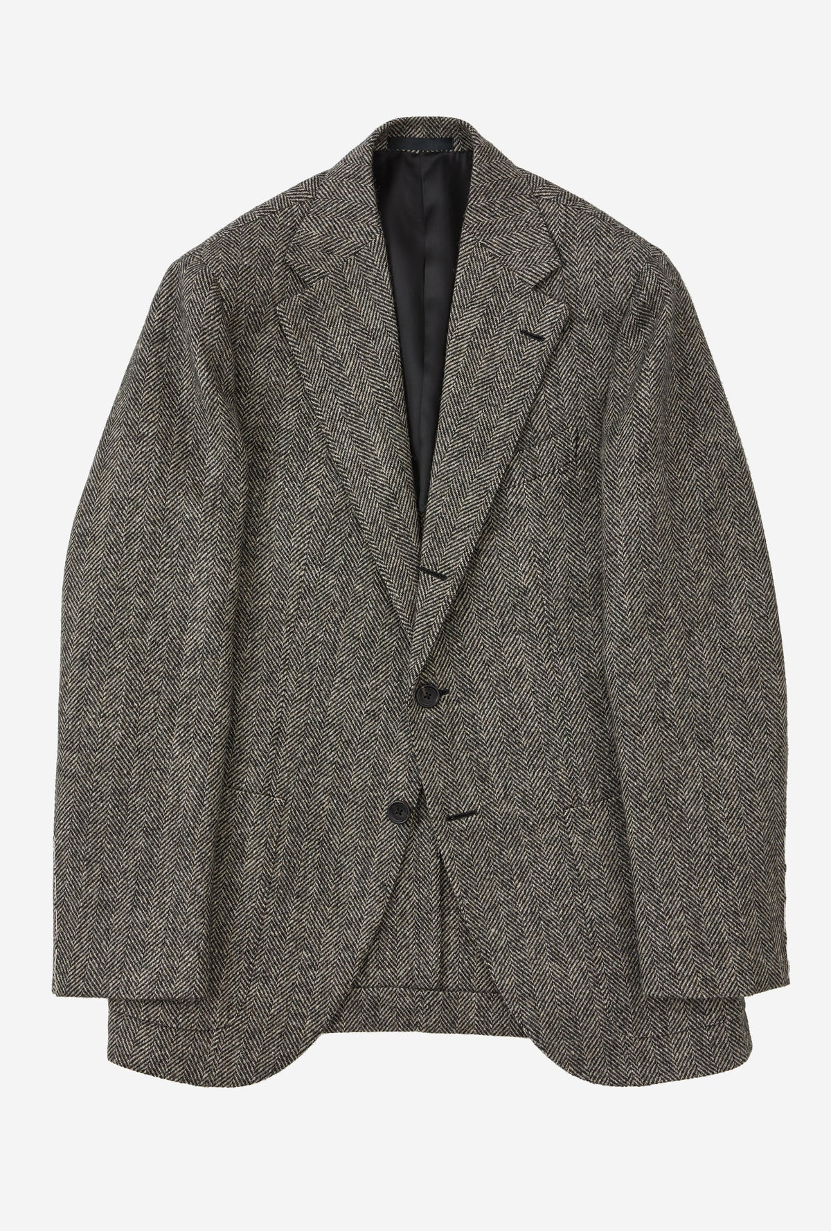 Sport Jacket Wool Ecru Herringbone