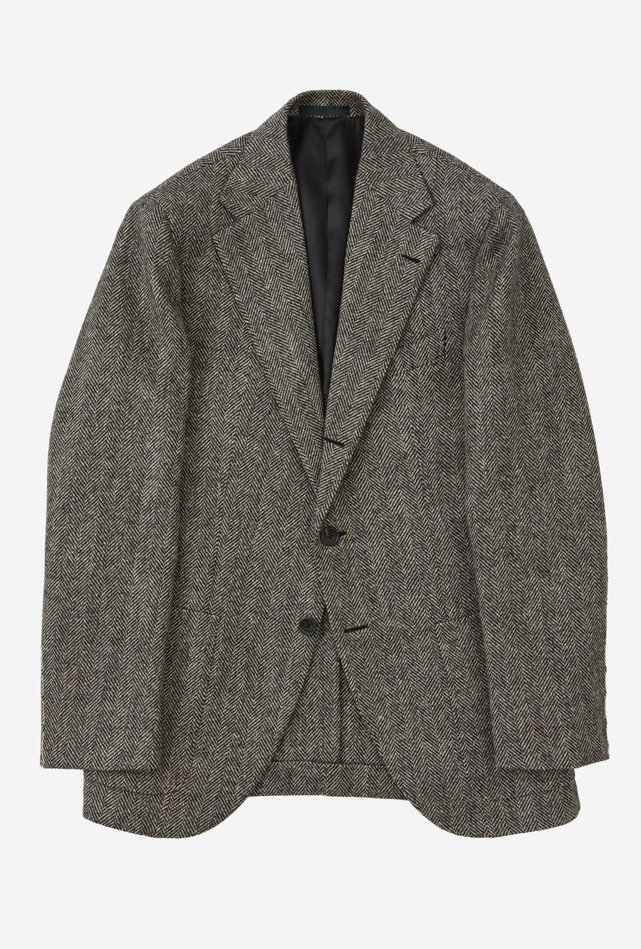 Sport Jacket Wool Ecru Herringbone