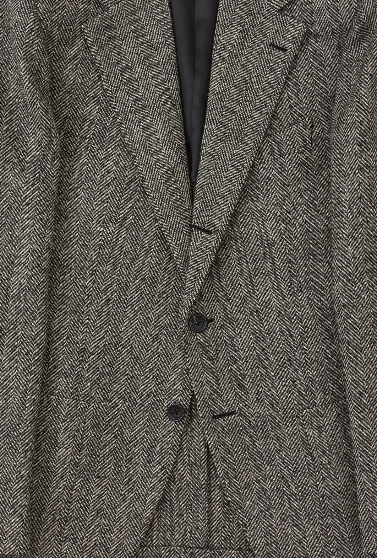 Sport Jacket Wool Ecru Herringbone