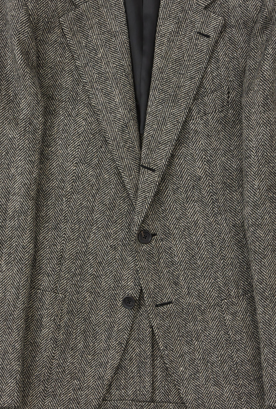 Sport Jacket Wool Ecru Herringbone