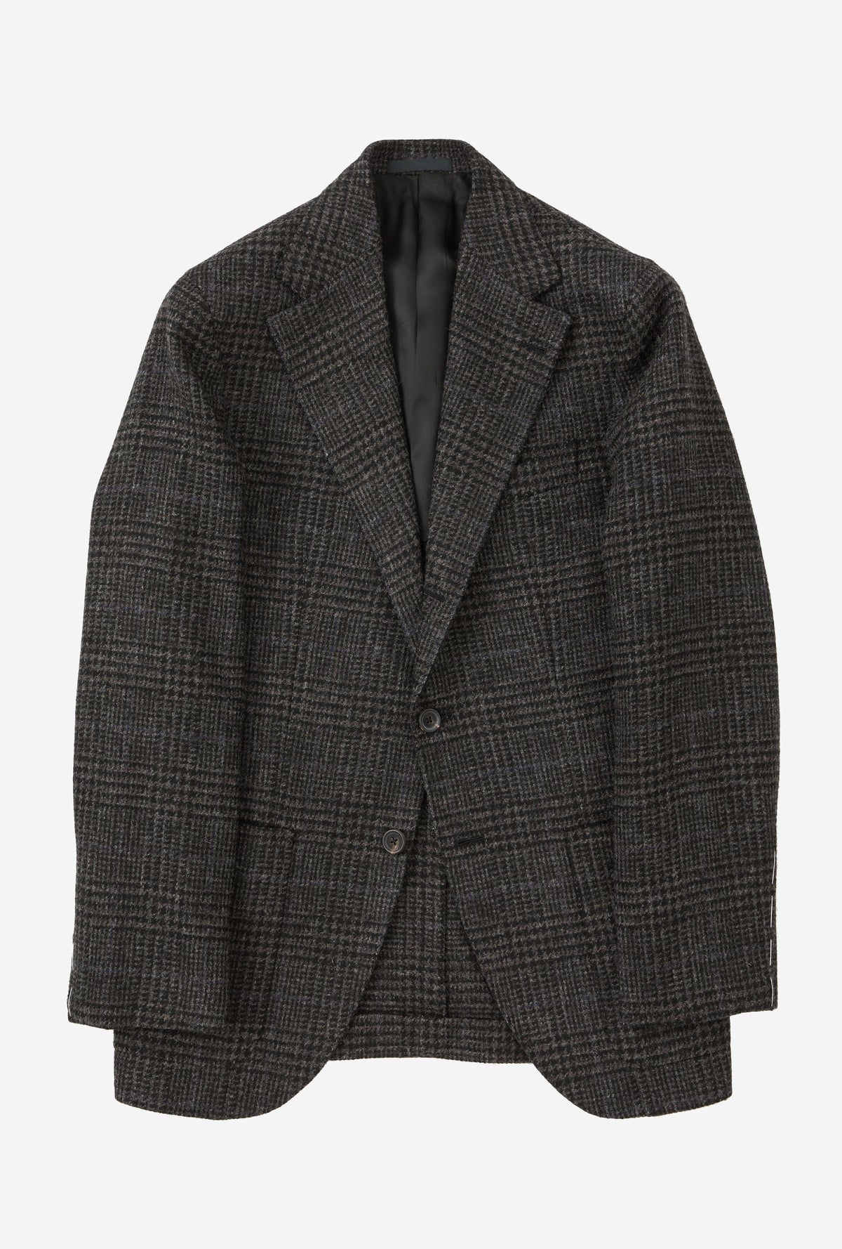 Sport Jacket Wool Dark Brown Glen Plaid