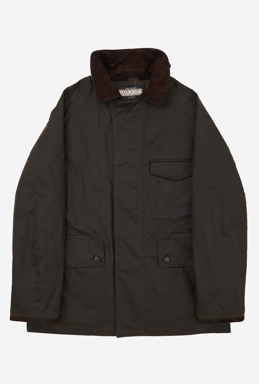Country Coat Waxed Cotton Olive