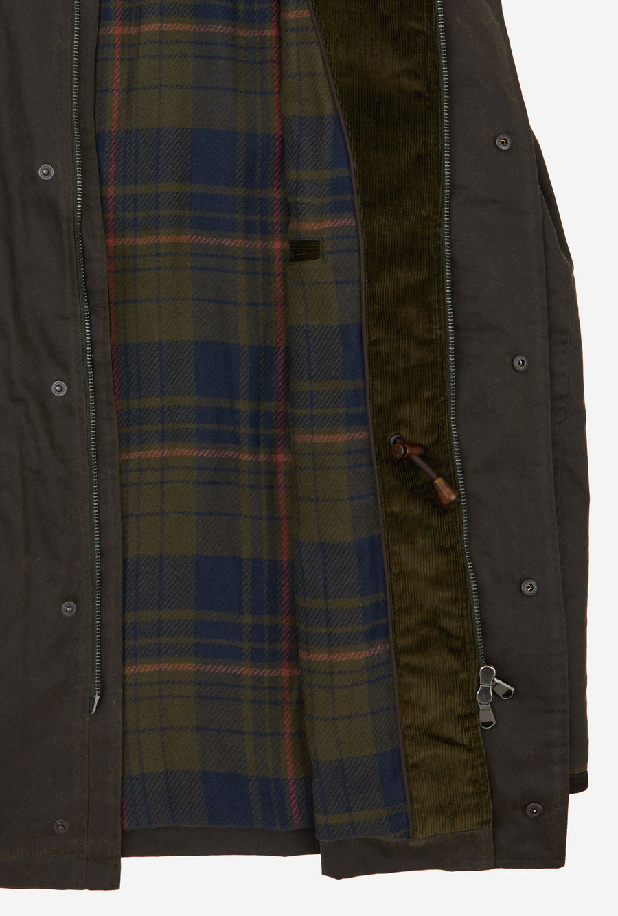Country Coat Waxed Cotton Olive