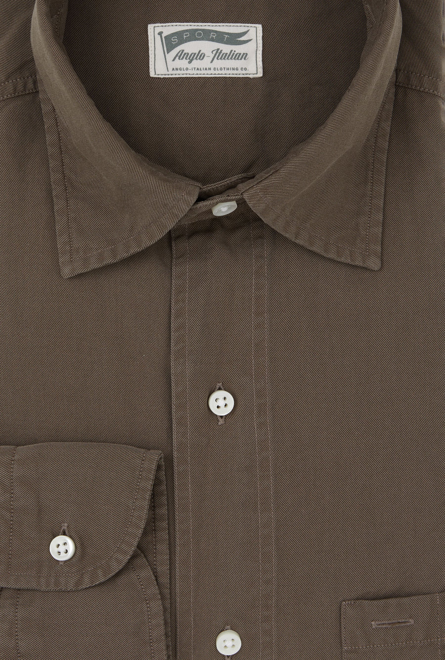 Mechanics Shirt Washed Khaki