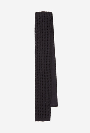 Knit Tie Silk Ink