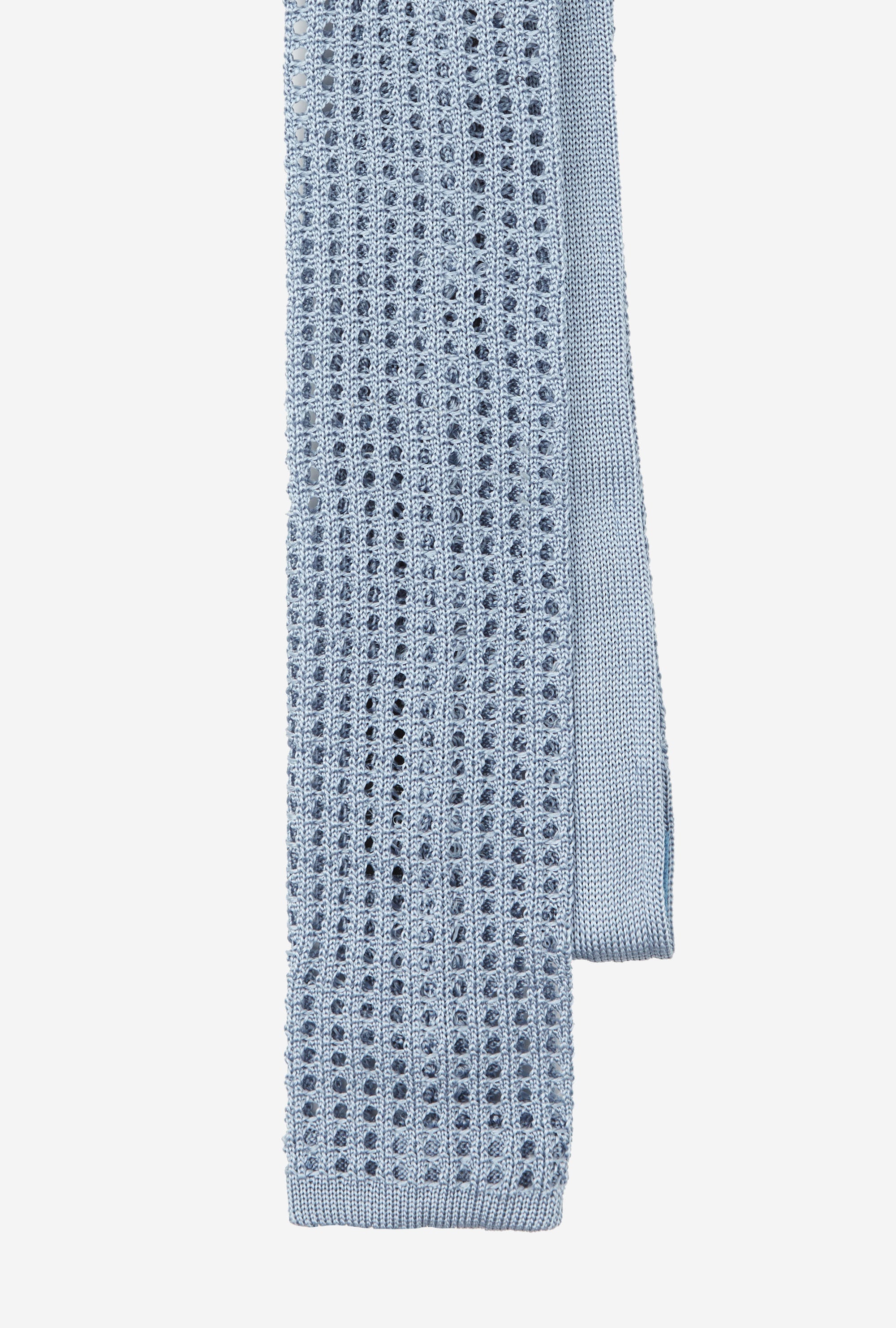 Knit Tie Silk Sky Blue