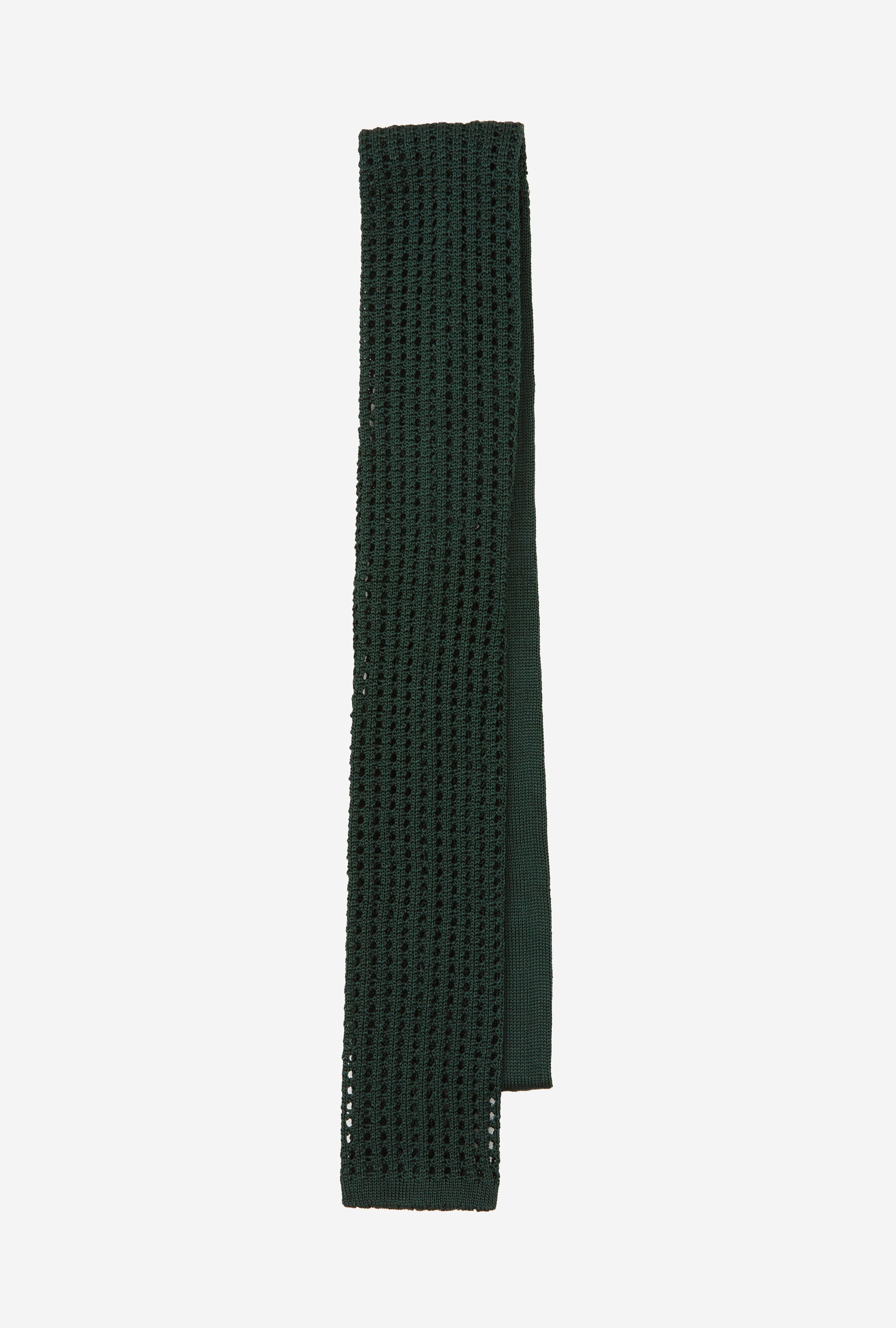 Knit Tie Silk Cypress Green